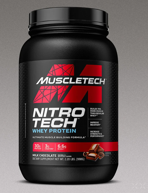 MuscleTech Nutrition Nitro-Tech Whey Protein Ultimate Muscle Building Formula